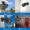 Picture of ZOSI 2.0MP FHD 1080p Security Camera Outdoor/Indoor (Hybrid 4-in-1 HD-CVI/TVI/AHD/960H Analog CVBS),24PCS LEDs,80ft Night Vision,Weatherproof Surveillance CCTV Bullet Camera