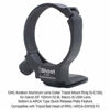 Picture of iShoot Tripod Mount Ring, 68mm All-Metal Lens Collar Stand Compatible with Canon EF 100mm f/2.8L Macro is USM Lens, Built-in Arca-Swiss Quick Release Plate, Replace Tripod Mount Ring D