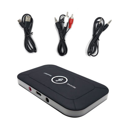 Picture of Bluetooth Audio Transmitter Receiver, 2 in 1 Bluetooth 5.3 Adapter for Bose Wave Radio IV III II Awr1b1 Awr1b2, TV, Computer, MP3 and Gym - Connect Speakers for Seamless Streaming