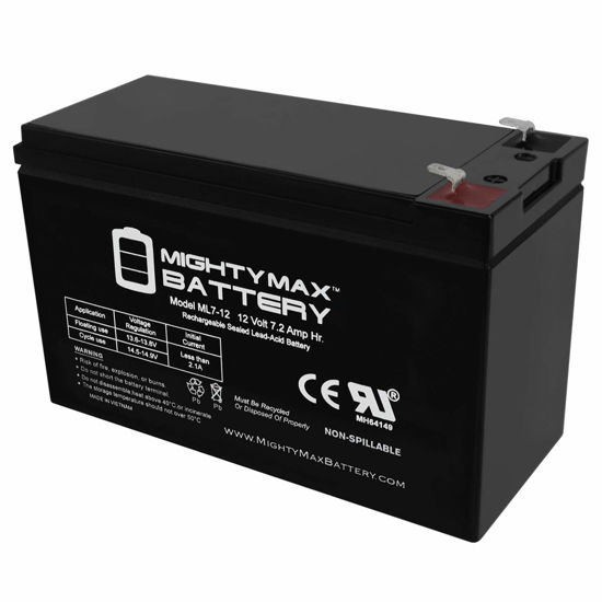 Picture of Mighty Max Battery 12V 7Ah Compatible Battery for APC Back UPS XS 900 900VA BX900R