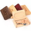 Picture of Custom Wedding USB 3.0 Flash Drive with Exquisite Box, 32GB Wooden High-Speed USB Thumb Drive for Storing Photo/Video/Music Used in Photography/Corporate Giveaways - Customize Personalized Text & Logo