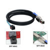 Picture of Heretom External Mini SAS HD SFF-8644 to Mini SAS HD SFF-8643 Data Server Raid 1m 3.3FT Cable