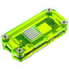 Picture of C4Labs Zebra Zero Heatsink Case for The Raspberry Pi Zero 2 - Three Pack, Laser Lime
