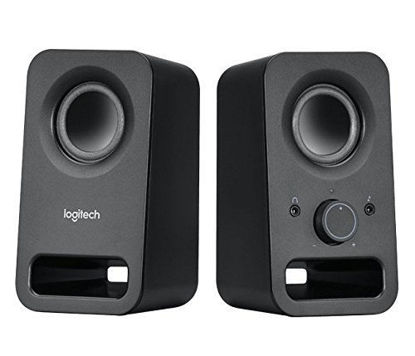 Picture of Logitech Multimedia Speakers Z150 with Stereo Sound for Multiple Devices, Black (Renewed)