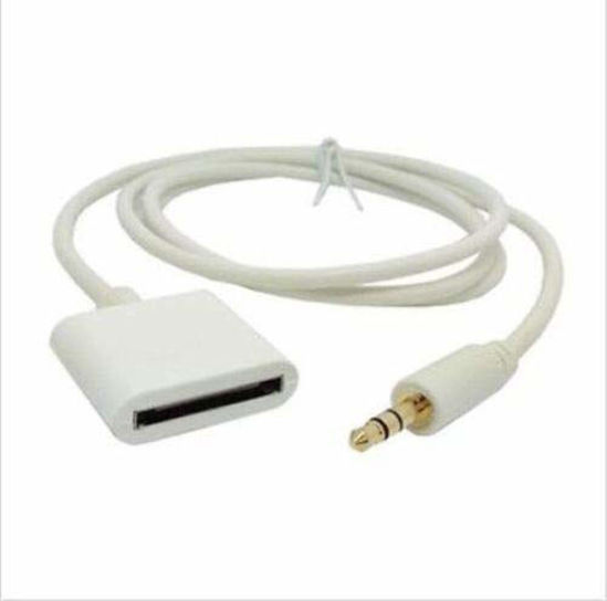Picture of Best AUX Input Compatible with BOSE SOUNDDOCK - Converter Adapter Cable 30pin Dock to 3.5mm Plug 3.3 feet (Works Amazon Echo!) (NOT CAR Audio) (White)