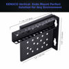 Picture of KENUCO 19 Inch Vertical Ends Wall Mount Rack Wall Mountable Server Rack w/Hardware Black (4U)
