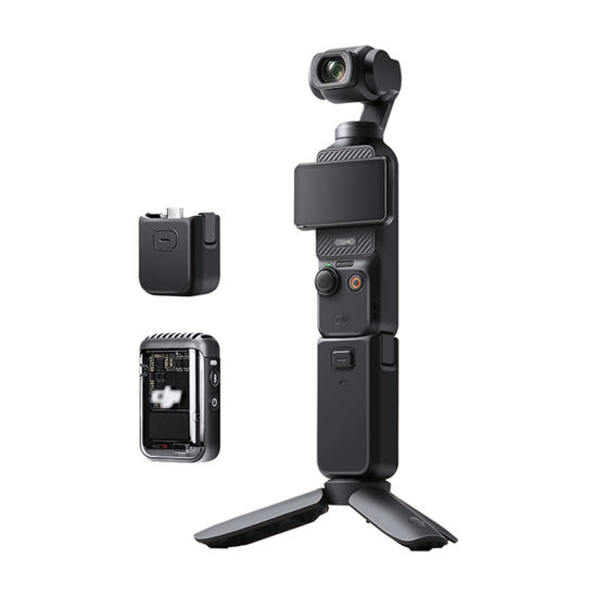 Picture of Kiorafoto Anti-Scratch Anti-Wear Camera Body Skin Cover Protector Film for DJI Osmo Pocket 3 Body Protective Decoration Sticker - Black