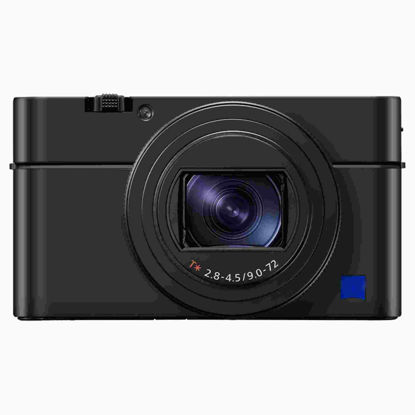 Picture of Kiorafoto Anti-Scratch Camera Body Cover Sticker Protector for Sony RX100 Mark VII RX100M7 Only, Camera Protection Decorative Stickers, Anti-Slide Grip Holder Skin Guard Shield - Black