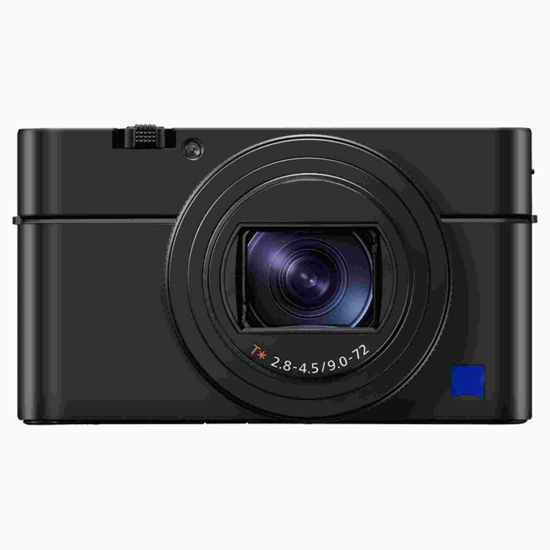 Picture of Kiorafoto Anti-Scratch Camera Body Cover Sticker Protector for Sony RX100 Mark VII RX100M7 Only, Camera Protection Decorative Stickers, Anti-Slide Grip Holder Skin Guard Shield - Black