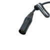 Picture of Alvin's Cables XLR 4 Pin Male to D-tap Female Power Cable Conversion Cable for Gold Mount V-Mount Battery 1M/39.4inches