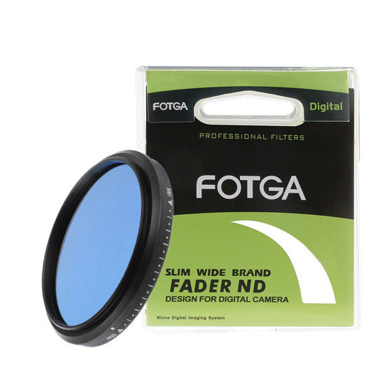 Picture of Fotga 62mm ND2 to ND8 ND16 ND32 ND64 ND400 Slim Fader Variable Adjustable ND Neutral Density Filter for Canon Nikon Sony Panasonic Fujifilm DSLR Camera lens