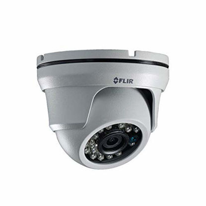 Picture of FLIR Digimerge ME363 Outdoor 4-in-1 Security Dome Camera, 4MP Quad HD Fixed MPX, 3.6mm, 80ft Night Vision, Works with HD-CVI/HD-TVI/AHD/Lorex, Flir MPX DVR, White (Camera Only)