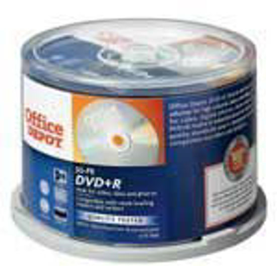 Picture of Office Depot DVD+R 50 Pack Spindle