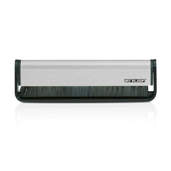 Picture of Reloop Anti-Static Carbon Fiber Cleaner, Cleaning Brush for Vinyl Records, Silver