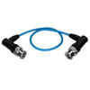 Picture of KONDOR BLUE 12G SDI Shielded Right Angle Slim Flexible Video Cable for 4K 60p Cameras, Monitors, and Transmitters | Compatible with RED Komodo, V-Raptor, URSA 12K and More (12 Inch)