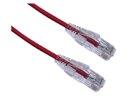 Picture of Axiom Memory SOLUTIONLC 25FT CAT6 BENDNFLEX Ultra-Thin SNAGLESS Patch Cable 550MHZ (RED)