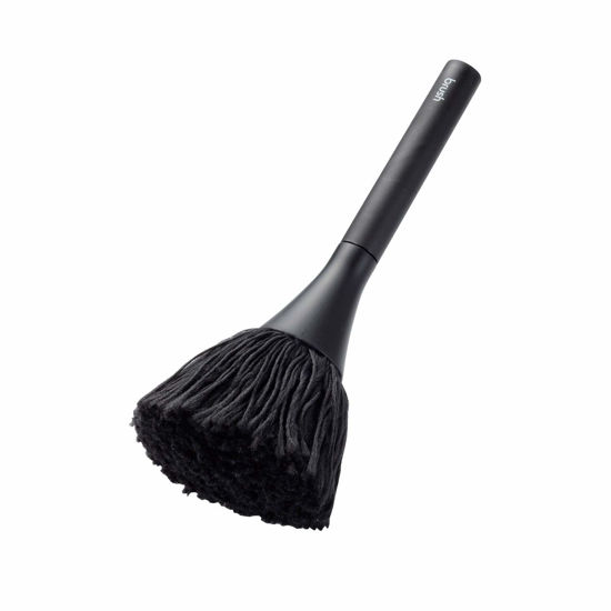 Picture of Elecom KBR-013AS Cleaner, Brush, Static Eliminating Brush, Antistatic Fiber, Rotation Type, Bristle, 2-Way Brush, Washable, Dust Removal, Black
