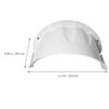 Picture of Veemoon Outdoor Camera Cover Plastic Camera Shield Monitor Rain Cover White Plastic Security Camera Cover Outdoor Camera Protective Roof Sun Shade Cover