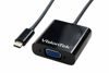 Picture of VisionTek USB C 3.1 to VGA Adapter, Male to Female, for iPad Pro, MacBook Pro, Chromebook, Lenovo, Dell, HP, Desktop Graphics and More (900818)