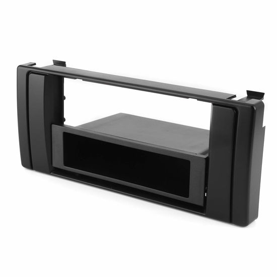Picture of Radio Fascia Frame 1 Din Car Stereo Radio Fascia Dash Panel Frame Interior Accessory Installation Dash Kit Fit for 5 Series E39 X5 E53