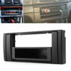 Picture of Radio Fascia Frame 1 Din Car Stereo Radio Fascia Dash Panel Frame Interior Accessory Installation Dash Kit Fit for 5 Series E39 X5 E53
