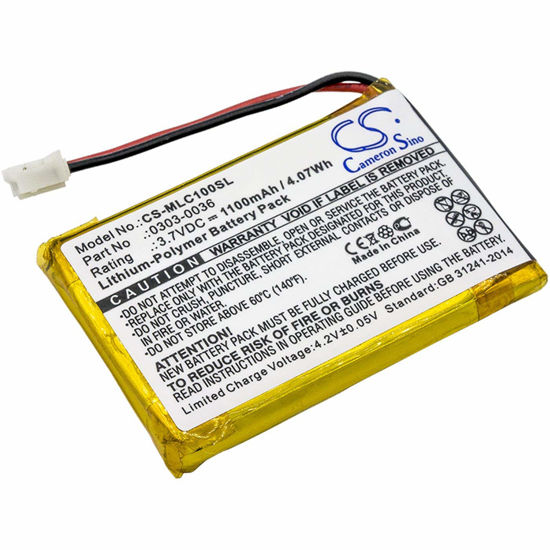 Picture of VINTRONS Battery Replacement Compatible for MINELAB CTX 3030 WM-10,