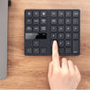 Picture of Vbestlife Numeric Keypad,35 Keys 2.4GHz Ergonomic Calculator Numpad Pad,250mAh Silent Financial Accounting Number Keypad,for Laptop PC Desktop Notebook