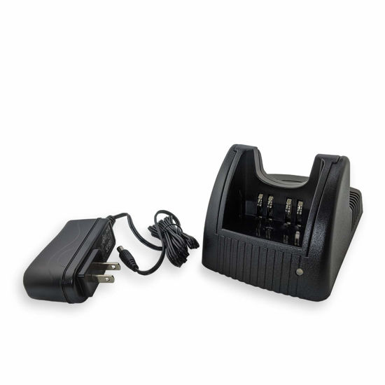 Picture of Rapid Battery Charger for KSC-24 Kenwood Two-Way Radio Batteries KNB-14, KNB-15, TK-272G, TK-388, TK-2100, TK-3107
