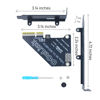 Picture of LetLinkSo PCIe 4.0 x4 to Oculink SFF-8612 Adapter SFF-8611 External Graphics Card for NVMe SSD, GPU, eGPU