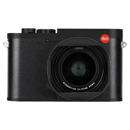 Picture of Q3 Camera Body Skin, Anti-Scratch Anti-Wear Camera Body Skin Cover Protector Film for Leica Q3 Digital Camera Protective Decoration Sticker - Woven Black