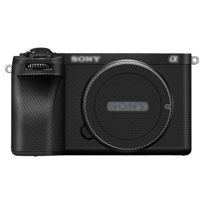 Picture of A6700 Camera Body Skin, Anti-Scratch Anti-Wear Camera Body Skin Cover Protector Film for Sony Alpha A6700 Camera Protective Decoration Sticker - Matrix Black