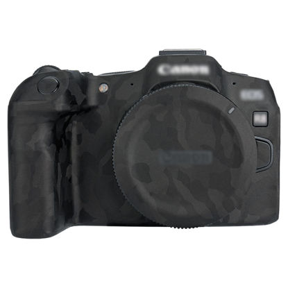 Picture of EOS R8 Skin，Anti-Scratch Anti-Wear Camera Cover Protector Sticker for Canon EOS R8 Full-Frame Mirrorless Camera Body Protective Film Protection - Shadow Black