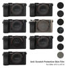 Picture of A7CII A7CR Camera Body Skin, Anti-Scratch Anti-Wear Camera Body Skin Cover Protector Film for Sony Alpha A7CII A7CR Camera Protective Decoration Sticker - Dark Golden Gray