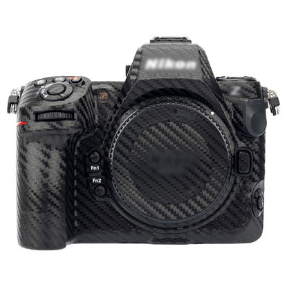 Picture of Anti-Scratch Anti-Wear Camera Skin Cover Protector Film for Nikon Z 8 Z8 FX-Format Mirrorless Camera Body Protective Decoration Sticker - Carbon Fiber Black