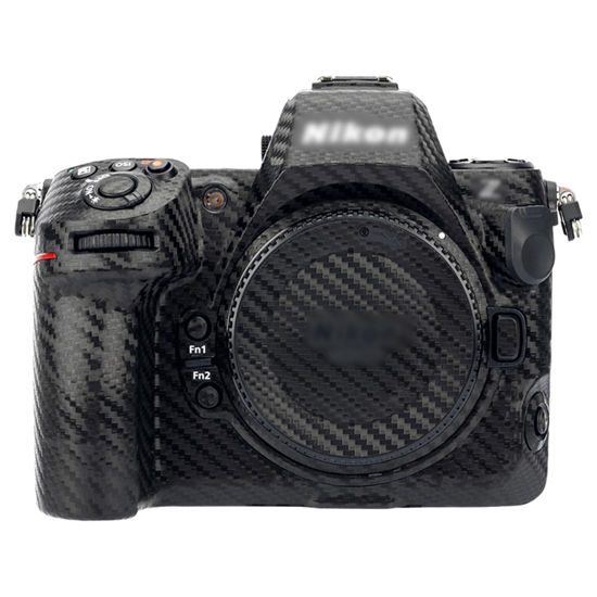 Picture of Anti-Scratch Anti-Wear Camera Skin Cover Protector Film for Nikon Z 8 Z8 FX-Format Mirrorless Camera Body Protective Decoration Sticker - Carbon Fiber Black
