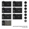 Picture of A6700 Camera Body Skin, Anti-Scratch Anti-Wear Camera Body Skin Cover Protector Film for Sony Alpha A6700 Camera Protective Decoration Sticker - Woven Black