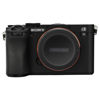 Picture of A7CII A7CR Camera Body Skin, Anti-Scratch Anti-Wear Camera Body Skin Cover Protector Film for Sony Alpha A7CII A7CR Camera Protective Decoration Sticker - Woven Black