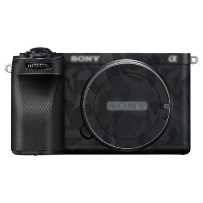 Picture of Kiorafoto A6700 Camera Body Skin, Anti-Scratch Anti-Wear Camera Body Skin Cover Protector Film for Sony Alpha A6700 Camera Protective Decoration Sticker - Shadow Black