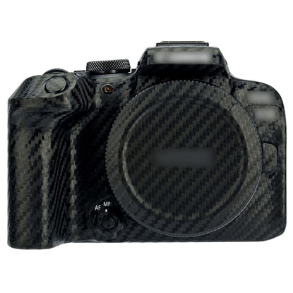 Picture of EOS R10 Skin，Anti-Scratch Anti-Wear Camera Cover Protector Sticker for Canon EOS R10 Camera Body Protective Film Protection - Carbon Fiber Black