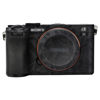 Picture of Kiorafoto A7CII A7CR Camera Body Skin, Anti-Scratch Anti-Wear Camera Body Skin Cover Protector Film for Sony Alpha A7CII A7CR Camera Protective Decoration Sticker - Shadow Black