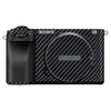 Picture of A6700 Camera Body Skin, Anti-Scratch Anti-Wear Camera Body Skin Cover Protector Film for Sony Alpha A6700 Camera Protective Decoration Sticker - Carbon Fiber Black