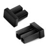 Picture of SFP SFP+ SFP28 Dust Cover Fiber Optic Dust Caps Optical Transceiver Plugs for LC Duplex Port, Black Silicone, 50pcs