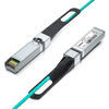 Picture of 10G SFP+ AOC Cable - 10GbE SFP+ to SFP+ Active Optical Fiber Cable, OM3 MMF Direct-Attach Fiber Assemblies with SFP+ connectors for Cisco SFP-10G-AOC3M, Ubiquiti UniFi, Supermicro, Mikrotik, 3-Meter