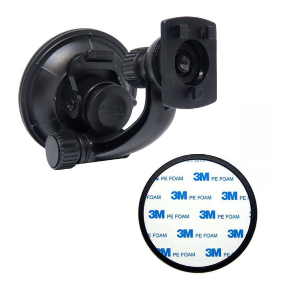 Picture of Ramtech Car GPS Suction Cup Dash Mount Disk Kit, Compatible with Rand McNally OverDryve 7, 7c, 7 Pro, 7 Pro II, 7 RV, 8 Pro, 8 Pro II, TND 740, 750, TND Tablet 85 GPS, DC 200 S 210 E-Log Device, SCMOK