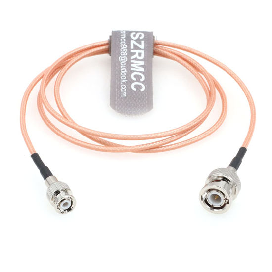 Picture of SZRMCC Male BNC to Mini Small BNC Male Coaxial RF SDI RG316 Cable for Ultrasonic Flaw Detector Monitor (2m/6.5ft)