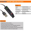 Picture of VoiceJoy QD(Quick Disconnect) Connector to USB Adapter Cable Supports Microsoft Teams answering,ENC Noise-Cancelling and Echo Management