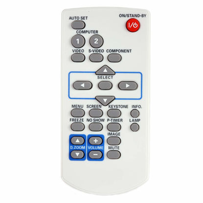 Picture of INTECHING CXZR Projector Remote Control for Sanyo PLC-WK2500, PLC-XC56, PLC-XD2200, PLC-XD2600, PLC-XK2200, PLC-XR201, PLC-XR251, PLC-XR301, PLC-XU106, PLC-XU106K, PLC-XU300, PLC-XU301, PLC-XU350