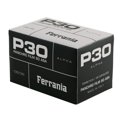 Picture of FERRANIA P30 ALPHA Black and White Negative Film, 35mm, 80 ISO, 36 exposures