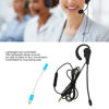 Picture of Single Ear Headset with Microphone, Wired One Ear Earphone, Noise Cancelling Lightweight Headset for Call Center Office (Type-C)