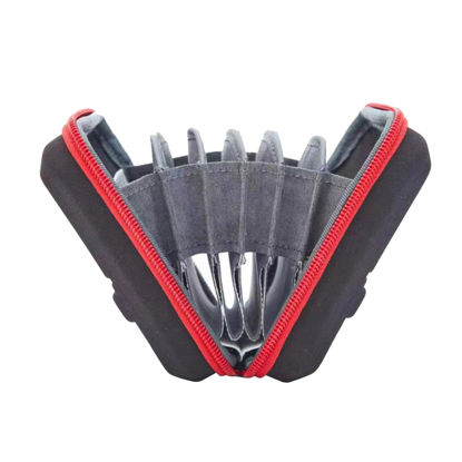 Picture of MOUDOAUER 8-Slot Camera Lens Filter Pouch Case Bags, Lens Filter Carry Case Photography Filter Holder for 95mm Camera Filters